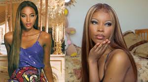 Fashion take a look at all the different hairstyles naomi campbell has sported at new york fashion week spring/summer 2015. Naomi Campbell Inspired Hair Honey Blonde Wig Ft Jurllyshe Hair Africanmall Youtube
