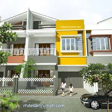 Rumah tingkat dengan ruang serbaguna. Desain Rumah Lebar 7 Meter 2 Lantai Rhdesainrumah