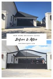 Modern French Matte Black Driveway Gates Aberdeen Gate Driveway Gate House Gate Design Iron Gates Driveway