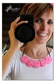 Rolled Flower Necklace