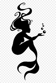 Maybe you would like to learn more about one of these? The Little Mermaid Ariel Wall Decal Tattoo Silhouette Mermaid Clipart Black And White Hd Png Download Vhv