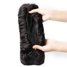 Baddie hairstyles pretty hairstyles curly hair styles natural hair styles hair laid hair videos hairstyles videos prom hairstyles straight weave hairstyles. Buy 1 Black Color Hair Pieces Single Weft Natural Hair 28 Pieces Weaving Bump Straight Hair Weave Diy Pixie Wig Online In Vietnam B083df6rz4
