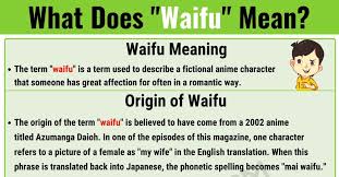 Waifu Meaning What Does Waifu Mean With Interesting Examples 7 E S L Waifu Meaning What Does Waifu Mean Learn English