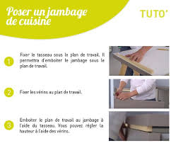 Poser un plan de travail. Cuisine Equipee Tuto Je Pose Un Jambage En Video Tuto Cuisine Pose