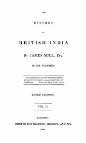 The History of British India, vol. 2 ...