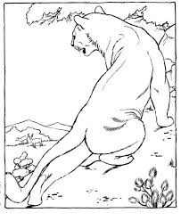 Cougar or mountain lion coloring pages. Uradni Brez Vonja Dodatek Coloring Book Puma Jwstarrpassblog Com