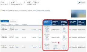 how to use the united airlines award chart million mile