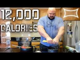 Worlds Strongest Man Full Day Of Eating 12 000 Calories