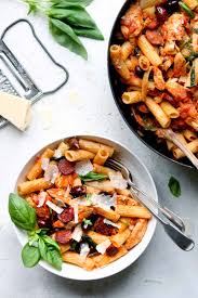 Cook the pasta following the packet instructions in plenty of salted boiling water. Chicken And Chorizo Pasta Chorizo Pasta Chicken And Chorizo Pasta Yummy Pasta Recipes