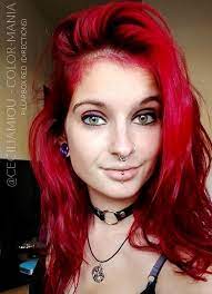 coloration cheveux rouge pillarbox directions vif coloriage hiboux sur une branche