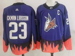 Check spelling or type a new query. 2020 Fall Winter Men S Arizona Coyotes 23 Oliver Ekman Larsson Purple 2020 21 Reverse Retro Alternate Hockey Jersey Special Offer With Small Scratches Cifneg Cl