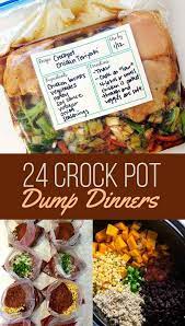 24 Dump Dinners You Can Make In A Crock Pot Crock Pot Cooking Cooking Recipes Pot Recipes