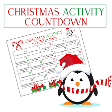 Children all around anticipate christmas day. Winter Bucket List Christmas Calendar Countdown Kids Love Natural Beach Living