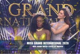 Miss grand peru 2020 samantha batallanos has been continuing with her social work amidst social distancing for corona virus. Miss Usa Is First Black Contender To Win Miss Grand International Crown Philstar Com