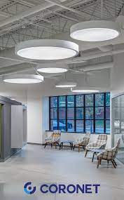 Coronet S Prd Led Luminaire Helps Brings The Girlscouts Of Southeastern Michigan Office To Light Modern Interior Design Ceiling Light Design Modern Interior