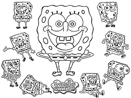 Printable spongebob loves burger coloring page. Spongebob Coloring Pages Games Coloring And Malvorlagan