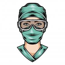 Nurse Wear Surgery Uniform Nurse Art Nurse Drawing Medical Wallpaper