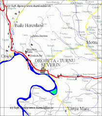 Szörényvár sau szörénytornya, în germană: Harta Romaniei Romania Map