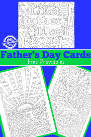 Plus, if you're looking for father's day gifts from kids, they'll love this quirky template. Free Father S Day Doodle Art Cards To Color