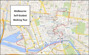 Self Guided Walking Tour Of Melbourne Australia Jetsetting Fools Walking Tour Australia Vacation Melbourne Map