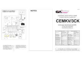 Centralina allarme cia (tre zone) completa di combinatore telefonico, scheda per programmazione chiavi magnetiche e tre chiavi. Cemkv 3ck Hiltron Srl Manualzz