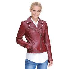Madeline Asymmetrical Leather Jacket Jackets Leather