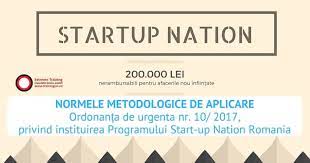 107/2017 din 20 decembrie 2017. Norme Aplicare Oug 10 2017 Startup Nation Romania Criterii Eligibilitate