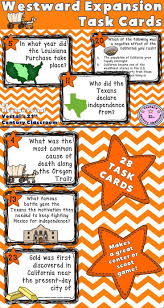 Westward Expansion Task Cards Digital Pdf Included Westward Expansion Task Cards Westward Expansion Activities