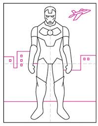 To draw iron man from marvel comics, start with a big oval in the middle of the page. How To Draw Iron Man Art Projects For Kids