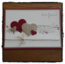 Kreatives Aus Papier Aus Kreatives Papier Wooden Karte Hochzeit Karten Basteln Hochzeit Holzerne Hochzeit