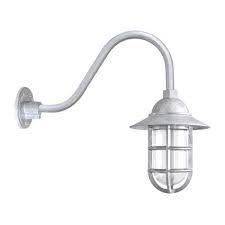 Industrial Guard Gooseneck Light Gooseneck Lighting Industrial Light Fixtures Barn Lighting