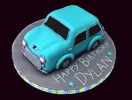 Classic Mini Car Cake Car Cake Car Cakes For Men Cakes For Men