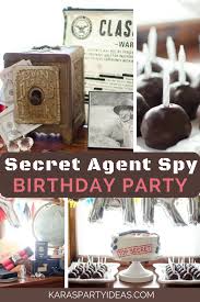 Fun ideas for a spy birthday party including spy invitations, decorations, activities, games, food spy party printables, invitations & decorations package for your secret agent or spy theme birthday party. Kara S Party Ideas Secret Agent Spy Birthday Party Kara S Party Ideas