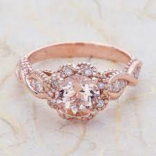 Bella Montreal Insta Bella Montreal Pinterest Wehea Rose Gold Engagement Ring Vintage Morganite Engagement Ring Rose Gold Wedding Rings Vintage