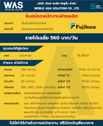 สมัคร งาน ฟูจิ คู ระ
