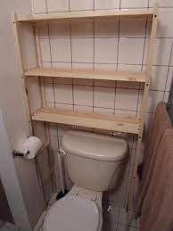 The area over your toilet is a valuable place to get additional storage, especially in a small bathroom. Diy Over The Toilet Shelving Unit Over Toilet Storage Diy Bathroom Storage Diy Bathroom