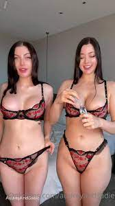 Aundrey and sadie lesbian strapon