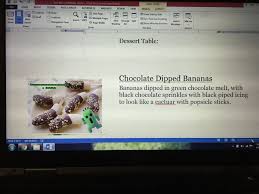 Green Chocolate Melted Cactuar Bananas Chocolate Dipped Bananas Chocolate Sprinkles Melting Chocolate