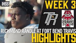Landon Williams-Callis Leads Richmond Randall’s 62-7 Rout of Fort Bend  Travis