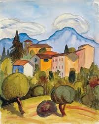 Hermann Hesse Watercolors Painting Aquarel Schrijver