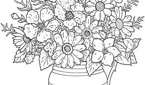 Printable hard flower coloring pages. Flower Coloring Pages Advanced Coloring Home