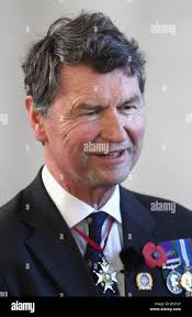 Vice Admiral Sir Timothy Laurence, attends the Last Post ceremony, which  has taken place every night since 1928, at the Commonwealth War Graves  Commission Ypres, Menin Gate Memorial as part of the