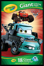 Parents may receive compensation when you click through and purchase from links contained on this website. 71662911577 Crayola Giant Color Pages Disney Pixar Cars Toon