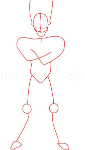 How To Draw Cell Step By Step Drawing Guide By Dawn Dragoart Com Happy woodcutter lumberjack with arms crossed on vector. how to draw cell step by step drawing