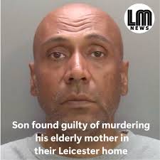 A Leicester man who brutally attacked his 76-year-old mother in the family  home has today (Monday 16 December) been found guilty of murder. During the  evening of Monday 13 May this year