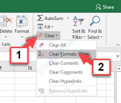 Select clear rules menu from the drop down menu. Fix Microsoft Excel Error Too Many Different Cell Formats