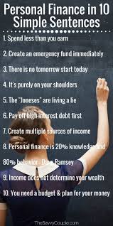 Personal Finance In 10 Simple Sentences Personal Finance Articles Personal Finance Personal Finance Lessons