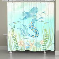 Mermaid Dream Shower Curtain In 2020 Dream Shower Mermaid Bathroom Decor Beach Theme Shower Curtain