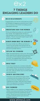 Motivating Your Team 7 Things Engaging Leaders Do Team Leader Skills Leadership Coaching Leadership