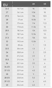 adidas baby shoes size chart cm